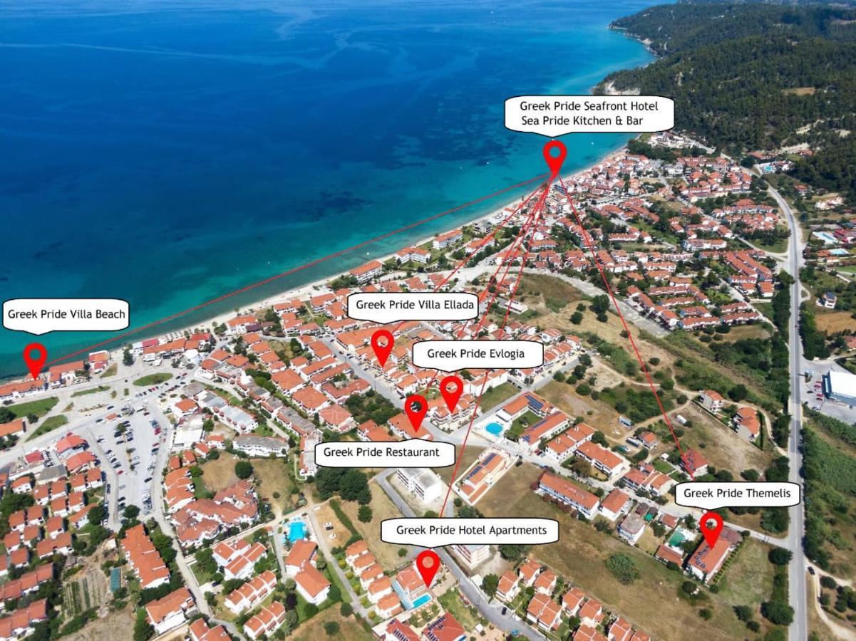 Halkidiki Greek Pride Seafront Hotel Skála Foúrkas Eksteriør bilde